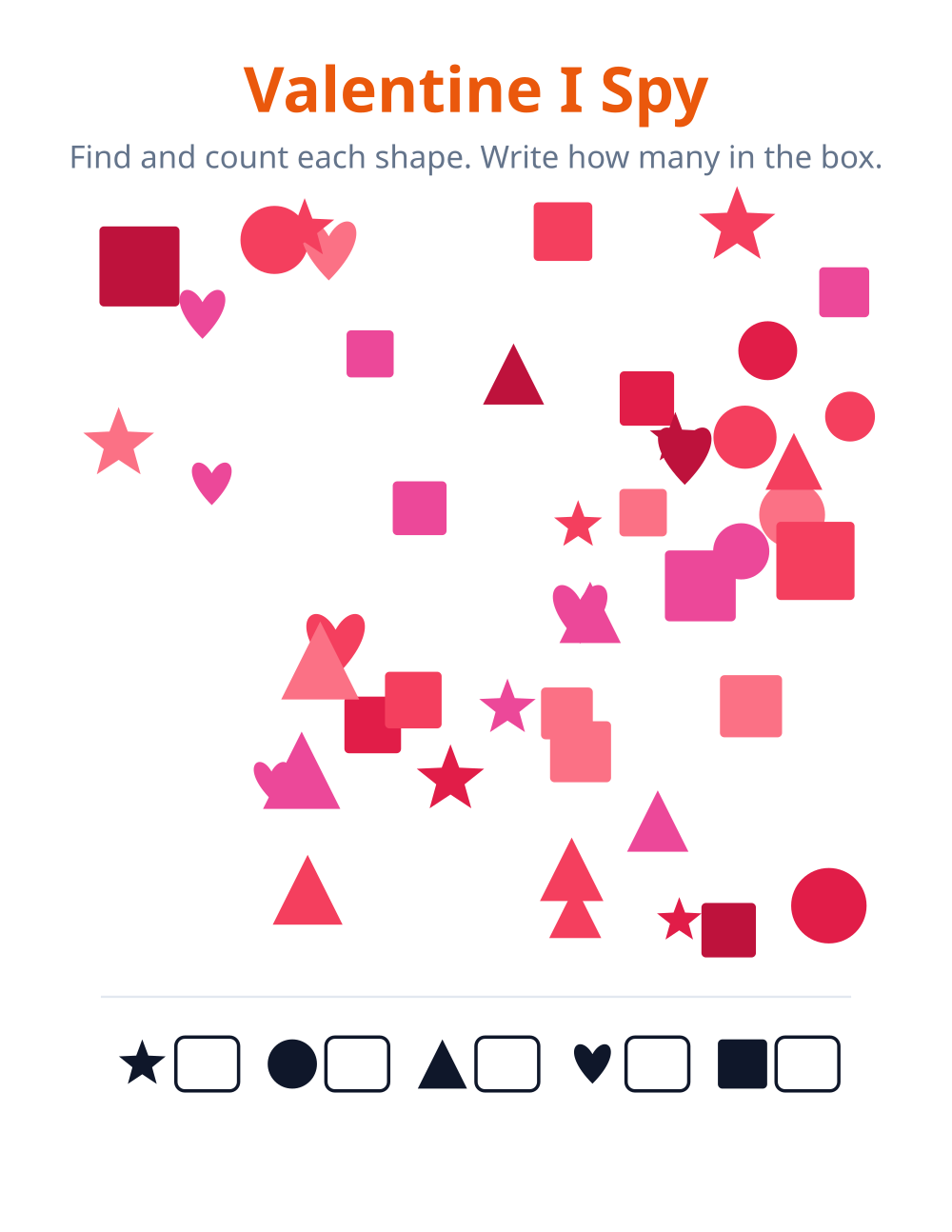 Valentine I Spy — free printable i spy for kids
